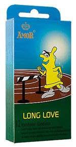 Amor Long Love Condome AMOR Long Love Condoms for longer lasting sex 12 condoms