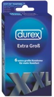 durex extra large 6 condoms