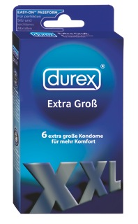 Durex Extra Große Condome durex extra large 6 condoms