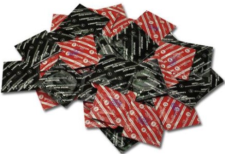 London Rot mit Erdbeergeschmack 100er Beutel london red strawberry flavored condoms 100 pieces