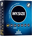 my size condoms 47 mm corresponds to 1.85 inch diameter 3 piece pack my size condoms 47 mm corresponds to 1.85 inch diameter 3 piece pack