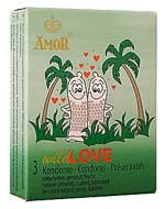 Amor wild Love Kondome AMOR Kondome mit Noppen Wild Love 3 Stck.