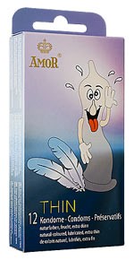 Amor Thin Kondom AMOR Extra Thin 12 dünnere Kondome