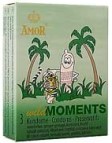 Amor Wild Moments gerippt-genoppt Kondome AMOR Wild Moments mit Noppen und Riefen 3 Stck.