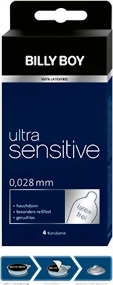 Billy Boy Ultra Sensitive 100% latexfrei 4 Kondome