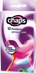 chaps 12 Kondome genoppt pink