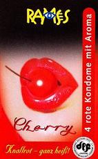 Cherry knallrote Kondome mit Fruchtaroma Ramses Cherry 4 rote Kondome mit frechem Fruchtaroma