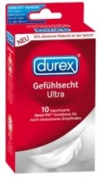 Durex Gefühlsecht Ultra Kondome Neuheit DUREX Gefühlsecht Ultra 10 hauchzarte Kondome