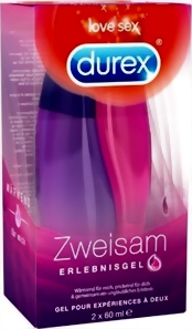 Durex Zweisam Erlebnisgel 2 x 60 ml Gleitgel fr die Frau und den Mann