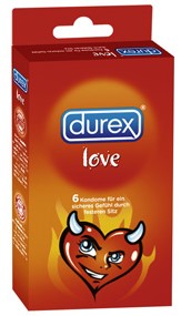 Durex Love Condome DUREX Love 6 konturierte Kondome