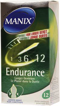 Manix Endurance Condome MANIX Endurance 12 Kondome mit Wirkstoff