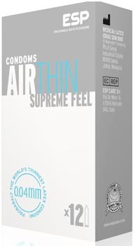 AirThin Kondome von ESP 12 Stück AirThin Kondome von ESP 12 Stück