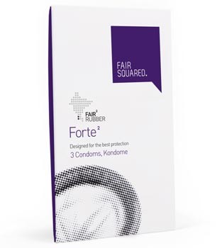 Fair Squared Forte² 3er Packung Kondome, ökonomische, CO2 neutral hergestellte und fair gehandelte Kondome ! Fair Squared Forte² 3er Packung Kondome, ökonomische, CO2 neutral hergestellte und fair gehandelte Kondome !