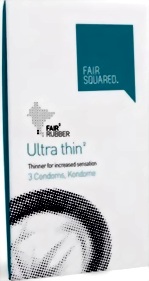 Fair Squared Ultra thin² Kondome 3 Stück, ökonomisch, sowie CO2 neutral hergestellt und fair gehandelt ! Fair Squared Ultra thin² Kondome 3 Stück, ökonomisch, sowie CO2 neutral hergestellt und fair gehandelt !