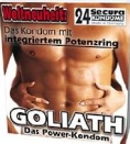 Goliath Kondome SECURA GOLIATH das Kondom mit integriertem Potenzring 24 Kondome
