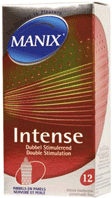 Manix Intense Condoms MANIX Intense 12 Kondome mit Rippen und Noppen