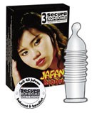 Japan Rubber Rillen-Kondome 3 Stck