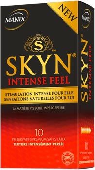 MANIX Skyn Intense Feel 10 Kondome latexfrei perlgenoppt MANIX Skyn Intense Feel 10 Kondome latexfrei perlgenoppt