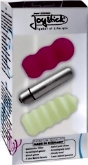 Joystick micro Gyro Vibrator mit 2 Silikonhüllen in pistazie und pink Joystick micro Gyro Vibrator mit 2 Silikonhüllen in pistazie und pink