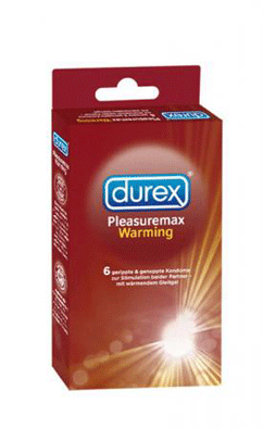 Durex Plesuremax Warming Condome Durex Pleasuremax Warming Kondome 6 Stück