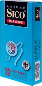 Sico Marathon Kondome beschictet mit 5% Benzocaine 50 Stück im Beutel Sico Marathon Kondome beschictet mit 5% Benzocaine 50 Stück im Beutel