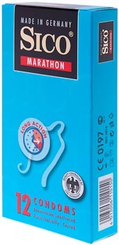 Sico Marathon Kondome mit 5% Benzocaine 12 Stück Sico Marathon Kondome mit 5% Benzocaine 12 Stück