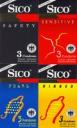 Sico Kondome Sortiment SICO Sortiment 3 Safety, 3 Sensitive, 3 Pearl, 3 Ribbed Kondome