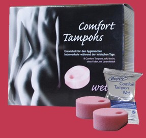 Beppy Wet Comfort Tampons 8 Stck feucht ohne Fdchen