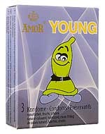 Amor extra kleinere Condome YOUNG das neue Jugendkondom 3 Kondome